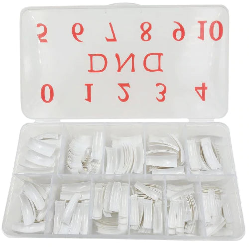 DND TIP BOX WHITE FRENCH TIPS