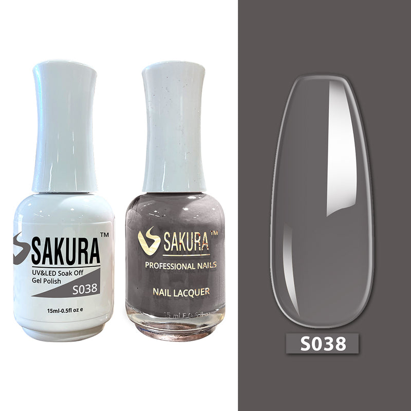 Sakura Duo Gel & Polish 0.5oz - SKR038