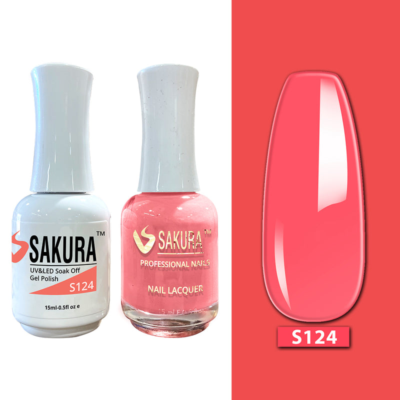 Sakura Duo Gel & Polish 0.5oz - SKR124