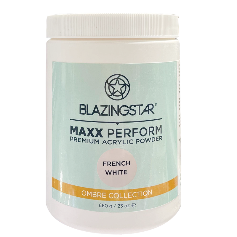 BLAZING STAR OMBRE POWDER - ACRYLIC - French White (23oz) #F16