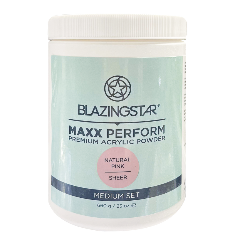 BLAZING STAR PREMIUM POWDER - ACRYLIC - Natural Pink 23oz (Medium Set)