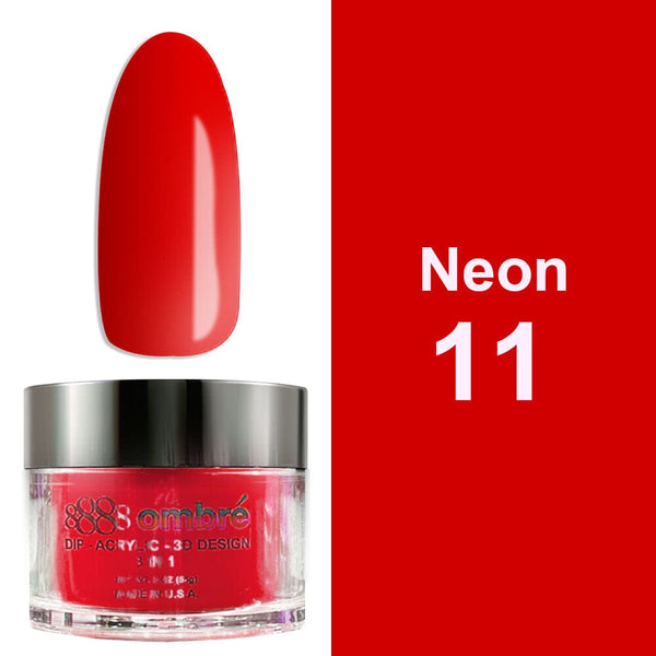 NEON11 - 8888 NEON OMBRE DIP - ACRYLIC 3D 2 OZ.