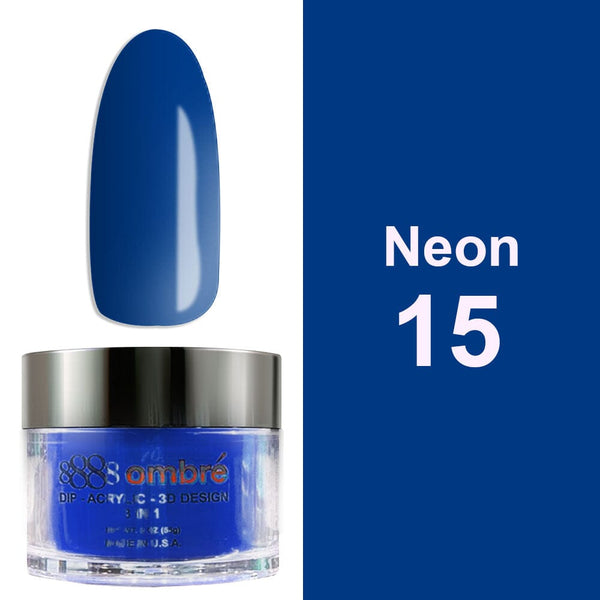 NEON15 - 8888 NEON OMBRE DIP - ACRYLIC 3D 2 OZ.