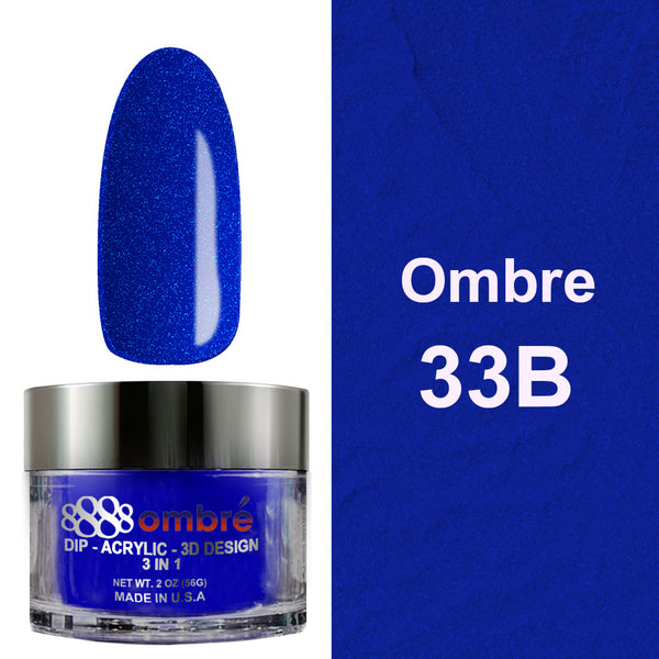 8OM33B -  8888 OMBRE DIP - ACRYLIC 3D 2 OZ.