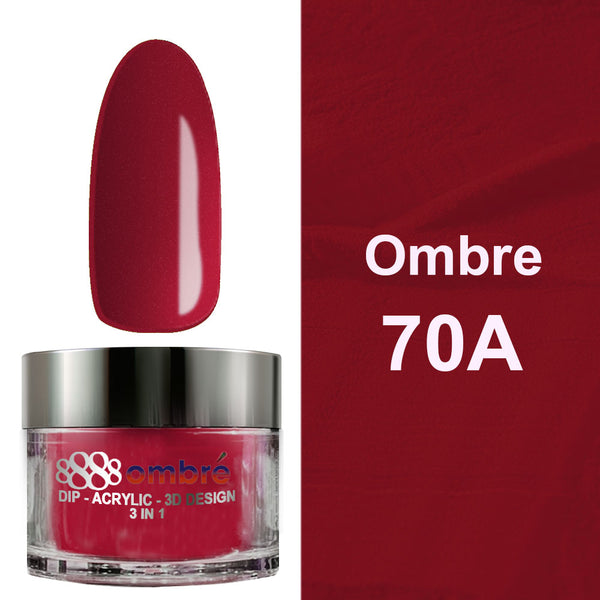 8OM70A - 8888 OMBRE DIP - ACRYLIC 3D 2 OZ.