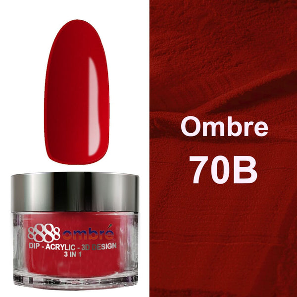 8OM70B - 8888 OMBRE DIP - ACRYLIC 3D 2 OZ.