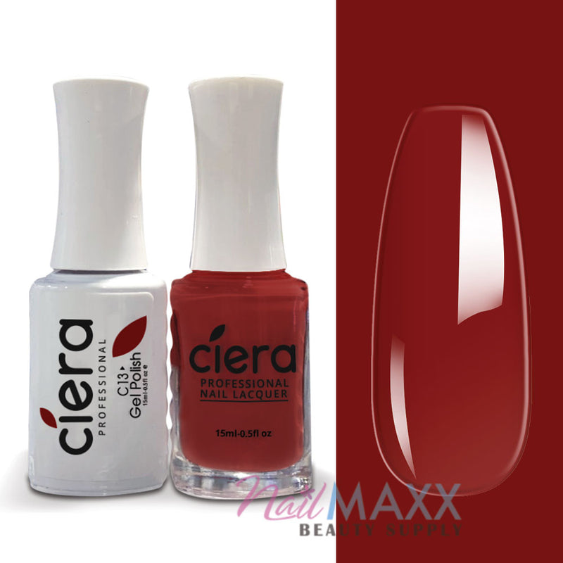 CIE013 - CIERA MATCHING GEL & LACQUER POLISH 0.5oz/15ml