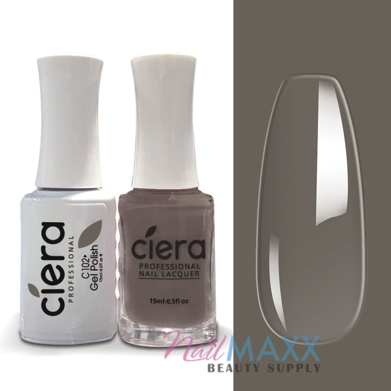 CIE102 - CIERA MATCHING GEL & LACQUER POLISH 0.5oz/15ml