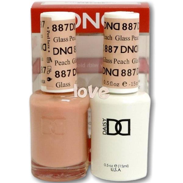 DND887 - Matching Gel & Nail Polish - Glass Peach