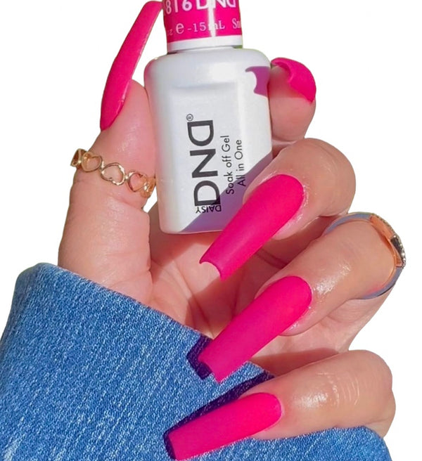 DND816 - Matching Gel & Nail Polish - Snowcone