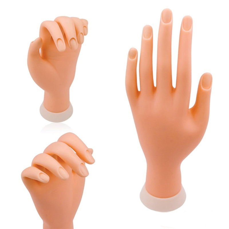 PH-D - PRACTICE HAND FLEXIBLE MOVABLE FAKE HAND MANICURE